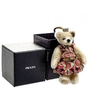 Prada Accessories - Prada Mohair Brigitte Teddy Bear Charm Keychain Prada Accessories - Prada Mohair Brigitte Teddy Bear Charm Keychain